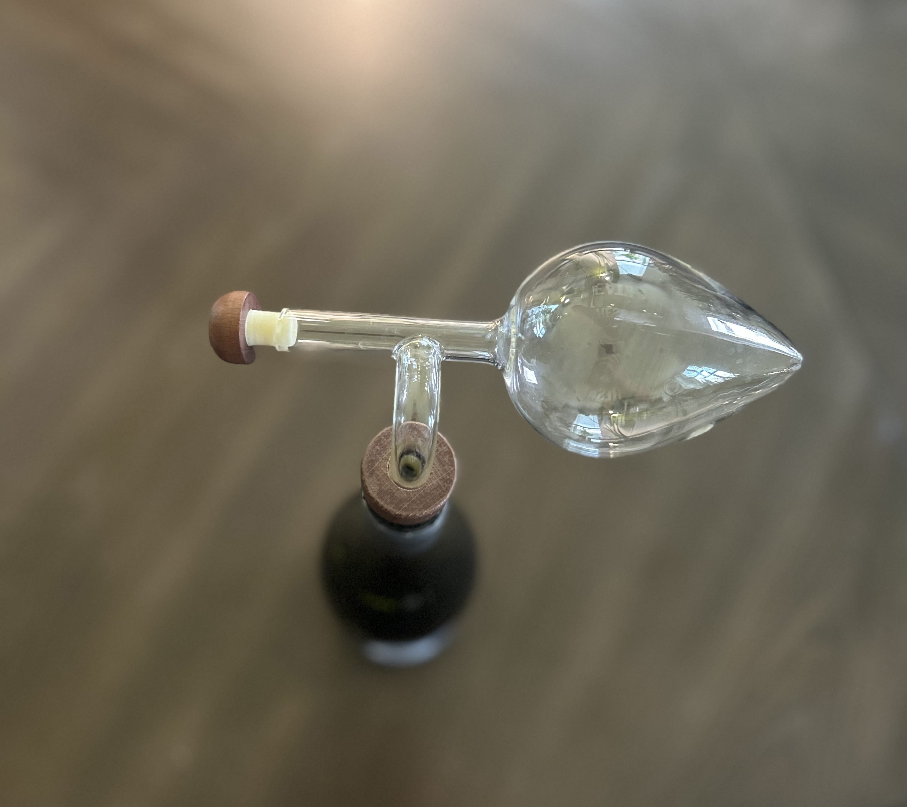 Wine Aerator in Use